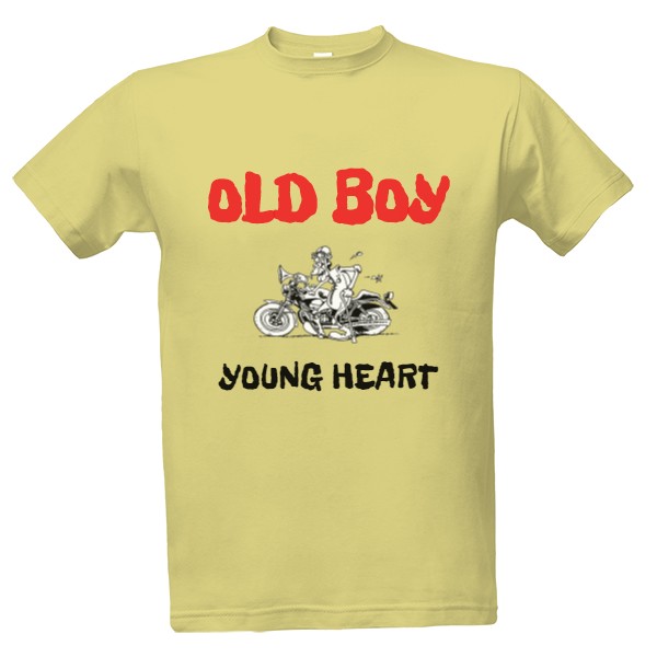 Tričko s potiskem Old Boy yang heart