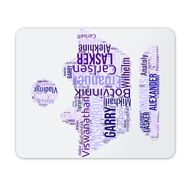 Podložka pod myš s potiskem Královna všech Mistrů pod myškou